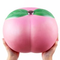 Morris8 1pc 10/25cm Super Big Peach squishi kawaii Squish Soft Antistress Slow Rising Toys For Children Funny Pressure Release Gifts  TC