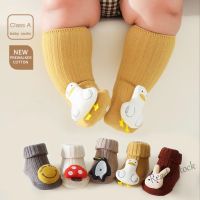 【hot sale】 ✥ C10 Cotton Newborn Doll Socks Baby Boy Girl Floor Socks Infant Cartoon Dispensing Non-slip Stockings 0-3 Years Old