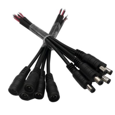 ✧ 10pcs DC male Female Cable Wire Connector For 3528 5050 LED Strip Light 5.5x2.1 12V