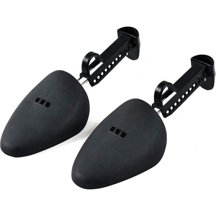 10-pair-durable-form-plastic-shoe-tree-practical-boot-shoe-stretcher-black