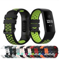 cfgbsdge Silicone Band For Fitbit Charge 4 Smart Watch Sport Wrist Strap For Fitbit Charge 3/3 SE Wristband Bracelet Accessories