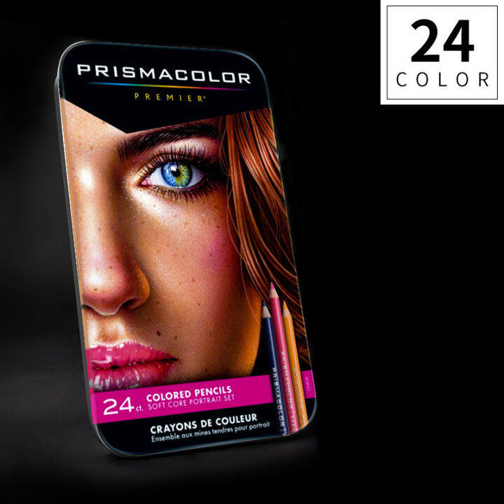 PRISMACOLOR 24 Color Oil Pencil Skin Color Portrait Soft Core Pencil