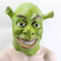 Gnhyll สีเขียว Shrek Latex หน้ากากภาพยนตร์คอสเพลย์ Prop ผู้ใหญ่สัตว์หน้ากากปาร์ตี้สำหรับปาร์ตี้ฮาโลวีนเครื่องแต่งกายชุดแฟนซี Ball