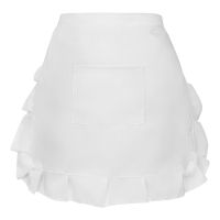 Apron Aprons Half Waist Waitress Pockets White Women Girls Girl Cooking Short Costume Retro Kitchen Men Cute Server Maid Maids Aprons