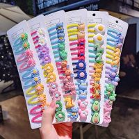 ✢▼◕ 10PCS Girls Cute Cartoon Animal Fruit Hairpins Sweet Colorful Hair Clip Barrettes Headband For Children Kids Hair Accessories