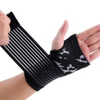 ♣✢❒ 1pc Wrist Support Gym Weightlifting Training Weight Lifting Gloves Bar Grip Barbell Straps Wraps Hand Protection