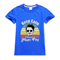 Keep Calm Have A Mega Pint Kids Tshirt Half Sleeve Summer 100% Cotton Bottoming Shirt Boy S Bottoming Shirt Kids Cotton Tshirt