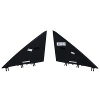 1 Pair Car Triangle Trim Panel Exterior Mirror Triangle Trim Panel Black for Tesla Model Y