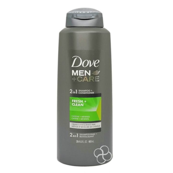 Dove Men Care Fresh And Clean 2 In 1 Shampoo And Conditioner 603ml Lazada Ph 2068