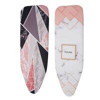 2x 140x50CM Fabric Marbling Ironing Board Cover Protective Press Iron Folding 1 &amp; 2