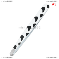 mishun318862 มืออาชีพคิ้วแหนบสแตนเลสเอียงคิ้วคลิปแต่งหน้าเครื่องมือ