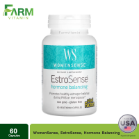 Natural Factors, WomenSense, EstroSense, Hormone Balancing, 60 Vegetarian Capsules