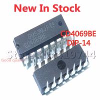 5PCS/LOT CD4069UBE CD4069BE CD4069 DIP-14 Six Not Gate (Inverter) In Stock NEW original IC