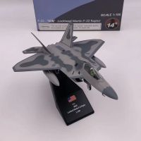 Scale 1100 Fighter รุ่น US F22 Raptor ทหารเครื่องบินจำลองการบิน World War เครื่องบินของเล่นสะสมสำหรับ Boy