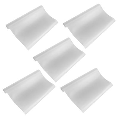 5X Clear Drawer Liner Kitchen Cupboard Mat Cabinet Table Protector Non 45X120cm
