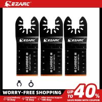 EZARC Carbide Tooth Oscillating Multitool Saw Blades For Quick Release Multi Tool For Hard MaterialMetalNails Cutting 3pcs