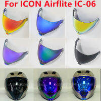 Helm Schild Voor Icon Airflite IC-06 Helm Vizier Faceshield Uv-Cut Motorbike Capacetes Voorruit Zon Schild Accessoires