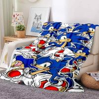 Hedgehog Sonic Cartoon Blanket Bed Sofa Car Cover Office Nap Air Conditioning Super Soft Can Be Customized B66