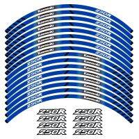 Kawasaki 250R motorbike Wheel rim compatible sticker kit