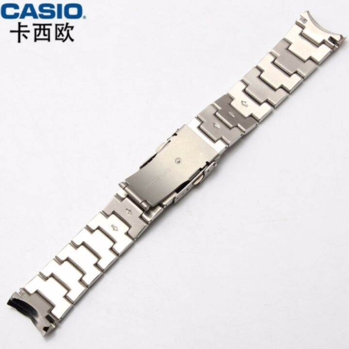 สายนาฬิกา-casio-5147ef-550-สายสแตนเลสแข็ง-สายนาฬิกาผู้ชาย-สายโซ่-อุปกรณ์เสริมนาฬิกา-22-มม