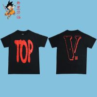 Vlone เสื้อแขนสั้นลําลอง แฟชั่นสําหรับผู้ชาย และผู้หญิง ผ้าฝ้ายแท้S-5XL