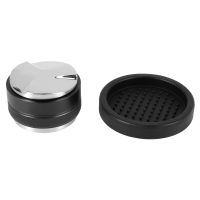 51mm Coffee Distributor &amp; Tamper,51mm for Delonghi Dedica Portafilter with Silicone Tamper Mat,Adjustable Depth