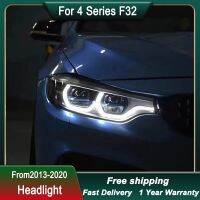 ไฟหน้ารถสำหรับ BMW 4 Series F32 2013-2016อัพเกรดเป็น LED ไฟฉายคาดศีรษะไฟท้ายไฟฉายคาดศีรษะไฟหน้าชุดประกอบ