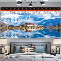 Tibet Potala Palace Background Cloth Tibetan Landscape Wall Cloth Tapestry Decoration Living Room Bedroom Wall Cloth