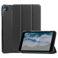 สำหรับ Nokia T10 Casing Tablet 2022ขนาด8.0นิ้วฝาครอบแบบพับสามทบแบบบางเปลือกแข็งเคสซัมซุงเคสน้ำหนักเบาสำหรับยก8.0นิ้ว Nokia แท็บเล็ต T10ปล่อย2022