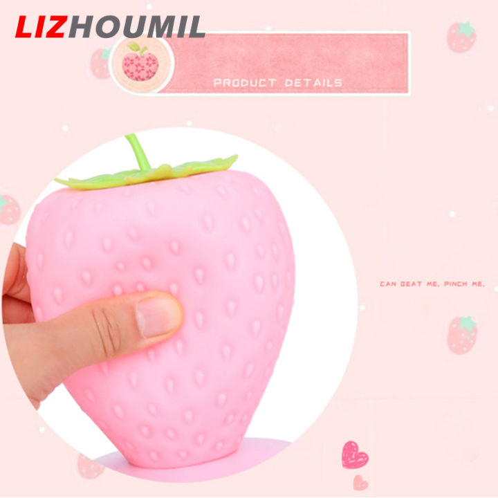 lizhoumil-ไฟไฟ-led-กลางคืน-usb-รูปสตรอเบอร์รี่ชาร์จได้ตกแต่งโต๊ะหลอดไฟสำหรับห้องนอน-pelindung-mata