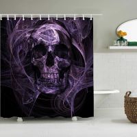 Baltan HOME LY1 Unique Skull Waterproof Moldproof Polyester Bathroom Shower Curtain