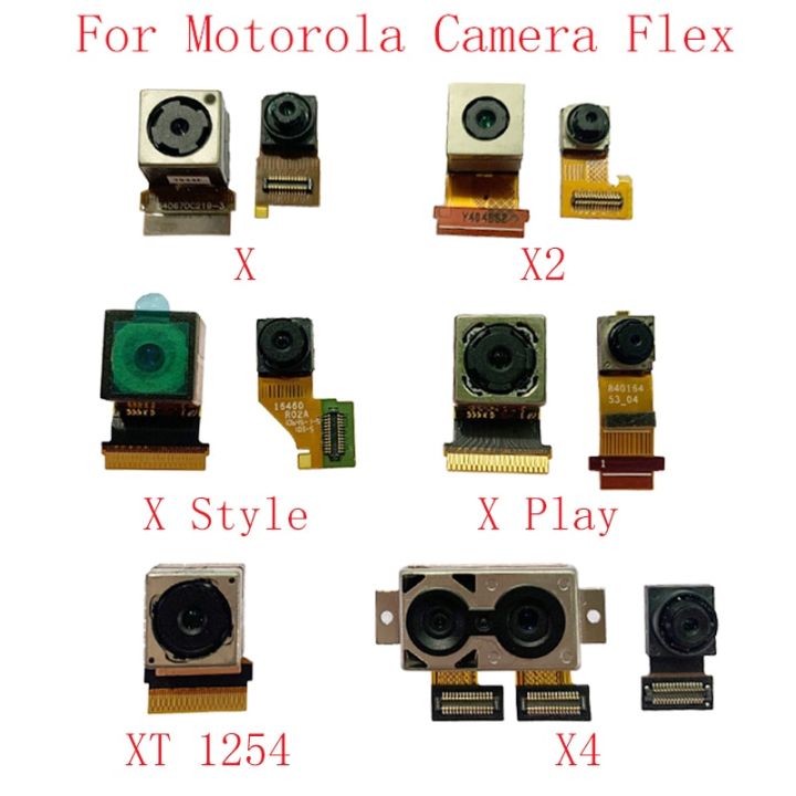 ด้านหลังด้านหน้ากล้องสายดิ้นสําหรับ-motorola-moto-x4-x-x2-x-สไตล์-x-เล่น-xt1254-กล้องหลักซ่อมโมดูลอะไหล่ทดแทน
