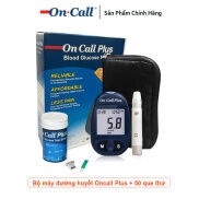 Máy Đo Đường Huyết Oncall Plus + 50 que  Bảo Hành Trọn Đời