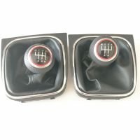 สำหรับ VW G Olf 5 MK5 R32สำหรับ GTI 2004 2005 2006 2007 2008 2009รถ56ความเร็วรถเกียร์ติดระดับกะลูกบิดกับหนังบูต