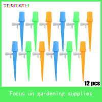 TERMATH 12 Pcs Automatic Watering Spikes Plant Watering Drippers Drip Irrigation Devices  Suitable for Most Beverage Bottles