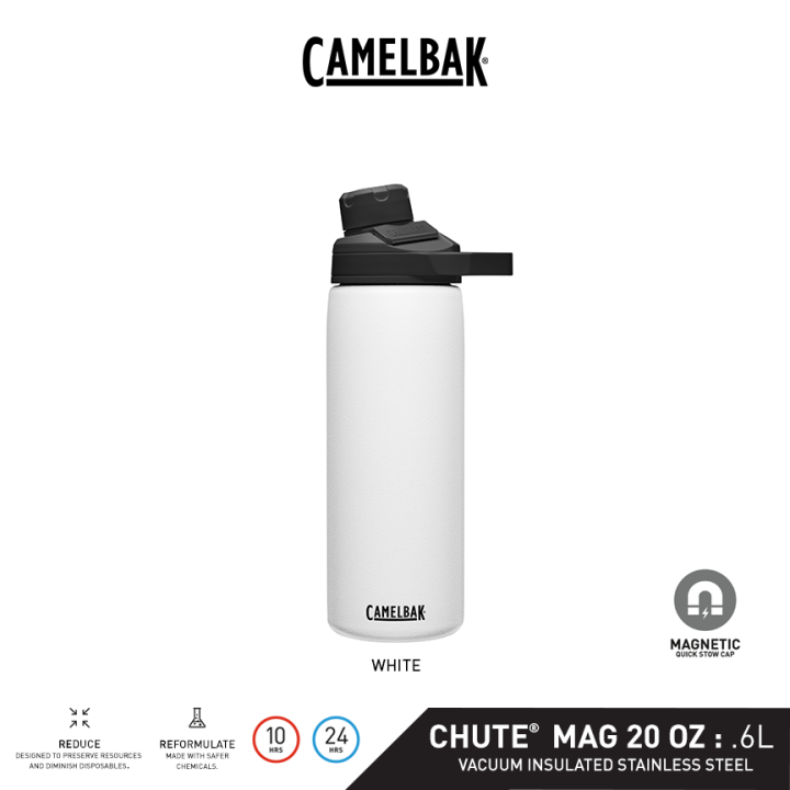 CamelBak Chute Mag 20 oz. Vacuum Insulated Bottle - White