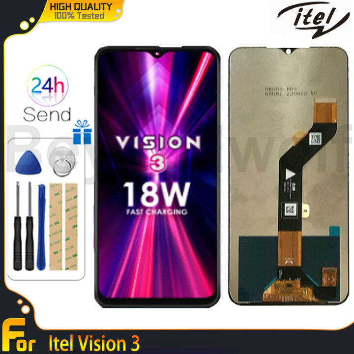 Beyondwolf จอ LCD แบบดั้งเดิมสำหรับ ITEL Vision 3 S661LP สัมผัสหน้าจอ ...