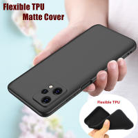 เคส TPU แบบยืดหยุ่นสำหรับ OnePlus Nord CE 2 Lite 5G CPH2409 CPH2381ผิวด้านยางเจลผิวนุ่มป้องกันลายนิ้วมือ (สีดำ)