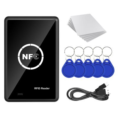 RFID NFC Copier Duplicator 13.56KHz Key Fob NFC Smart Card Reader Writer 13.56MHz Encrypted Programmer USB UID T5577 Spare Parts
