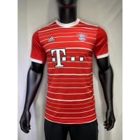 เสื้อกีฬาแขนสั้นลายทีมฟุตบอล Premium  22/23 Bayern home ไซส์ S-2Xl AAA