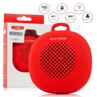 SK ลำโพงบลูทูธ GetZhop   Bluetooth Wireless Speaker Music Fighter รุ่น K22 (Red) ลำโพงพกพา Speaker