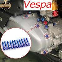 Flawless-Ti Gr5 Titanium Alloy Vespa Sprint 150ฝาปิดเครื่องยนต์ Bolt Fasteners M6สำหรับรถจักรยานยนต์สกู๊ตเตอร์มีชิ้นส่วน