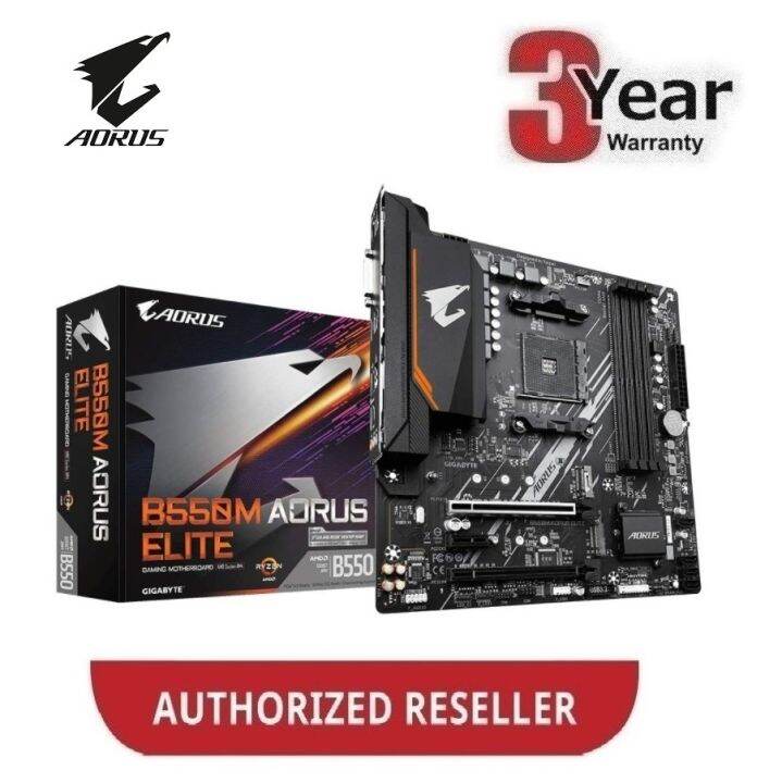 GIGABYTE B550M AORUS ELITE B550 CHIPSET MOTHERBOARD | Lazada