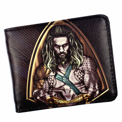 New Arrival Aquaman Wallet Short Purse with Coin Pocket