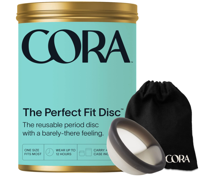 Cora Menstrual Disc Reusable Period Disc Wear Up to 12Hours