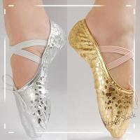 【Ready Stock】 ■卍∋ C39 Women Girl Princess Faux Leather Ballet Dance Shoes B