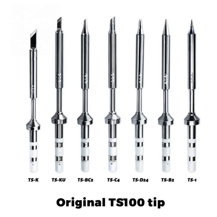 Original TS101 TS100 Soldering Iron Tip Replacement Tool Set I B2 BC2