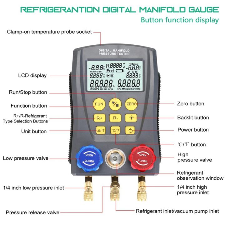 digital-vacuum-pressure-meter-pressure-gauge-refrigeration-manifold-tester-meter-temperature-tester-digital-gauge-meter