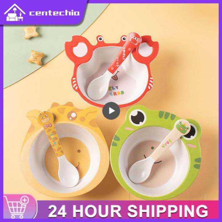 1set-baby-bowl-spoon-aby-feeding-dishes-childrens-dishes-bamboo-fiber-tableware-cartoon-food-plate-spoon-kitchen-tableware