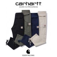 ถูกต้อง Carhartt Wip ฤดูใบไม้ร่วงและฤดูหนาว Carhart กระเป๋าหลายกระเป๋ากางเกงทหารล้างน้ำได้แบบหลวม6กระเป๋า